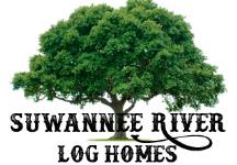 Cypress log home logo from Suwannee River Log Homes of Florida